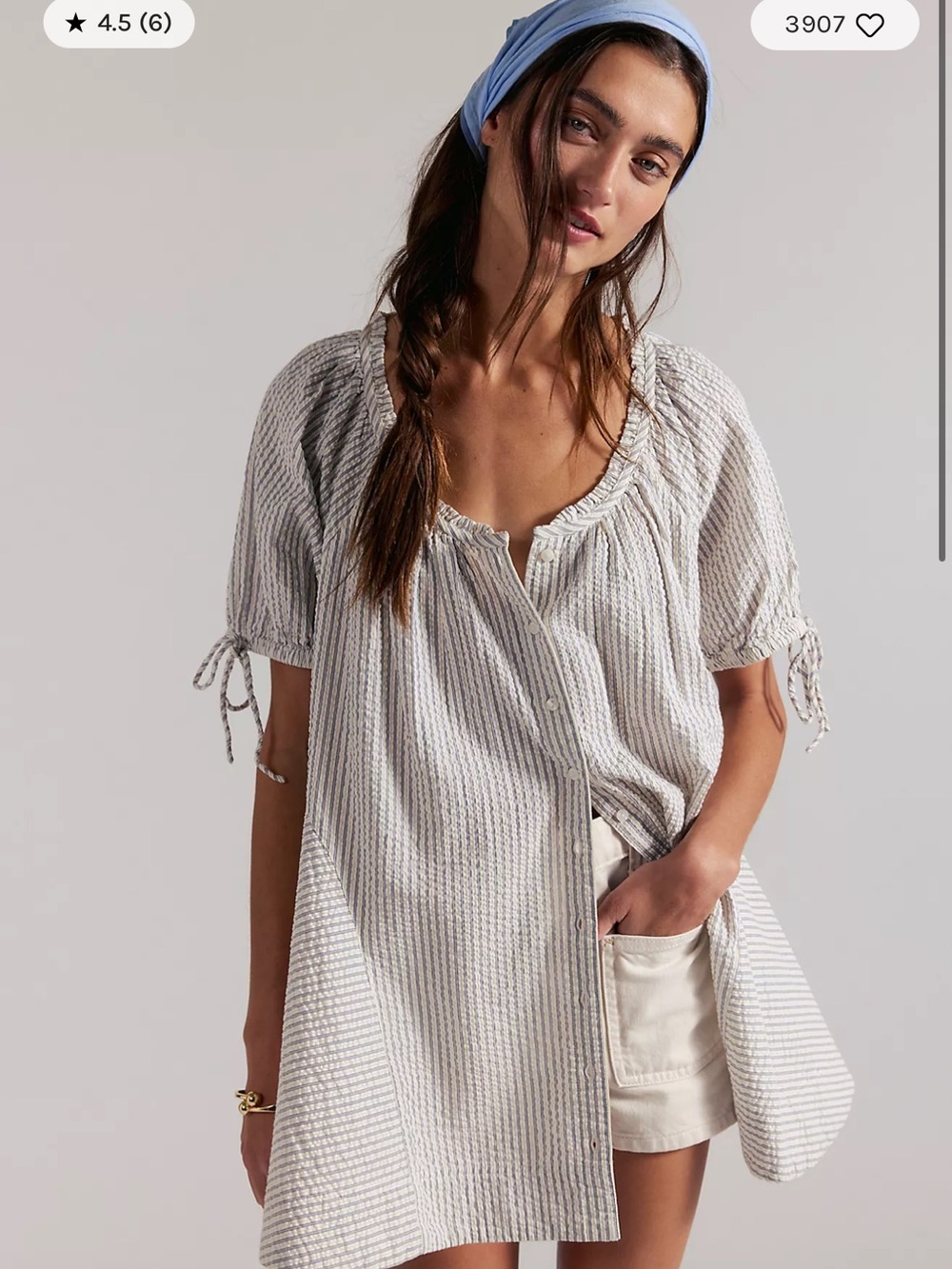 Free People Striped Tunic